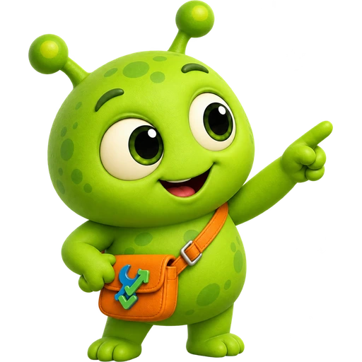 Bot, pointing at the thing to take a look at