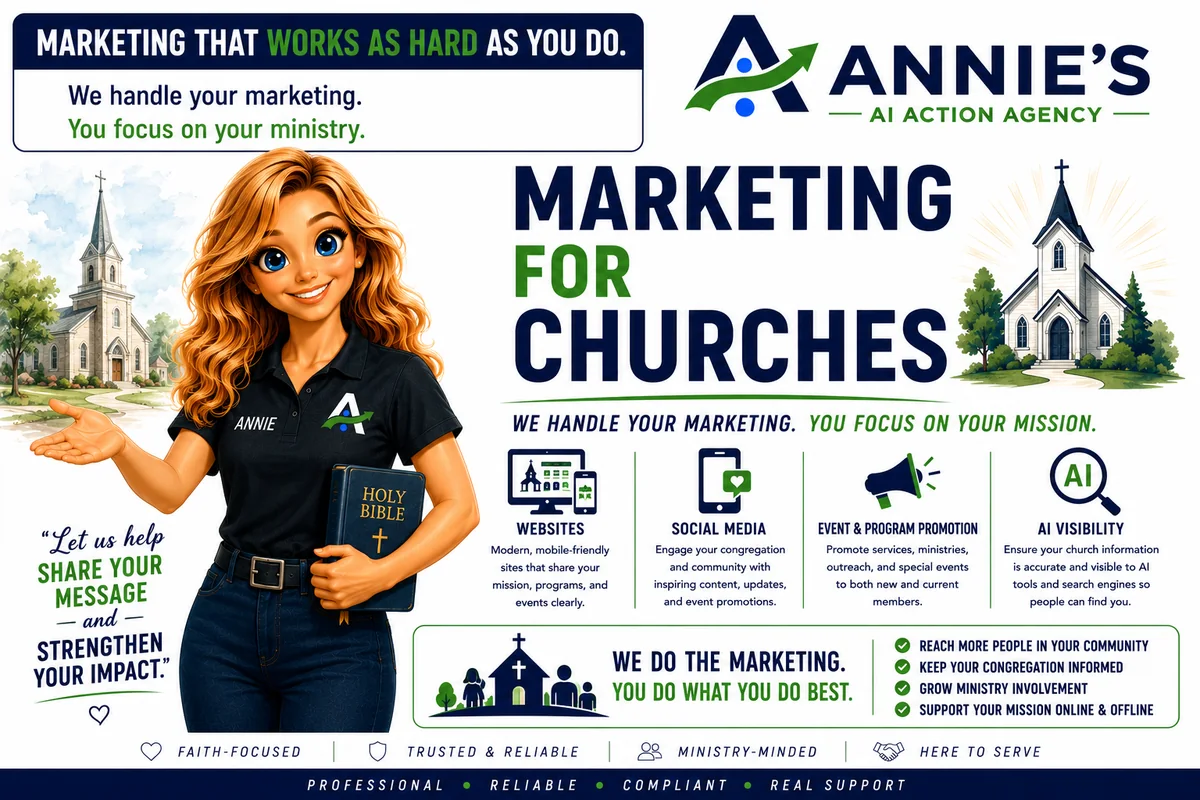 Annie's Action AI marketing for churches