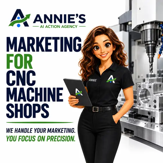Annie's Action AI marketing for CNC machine shops