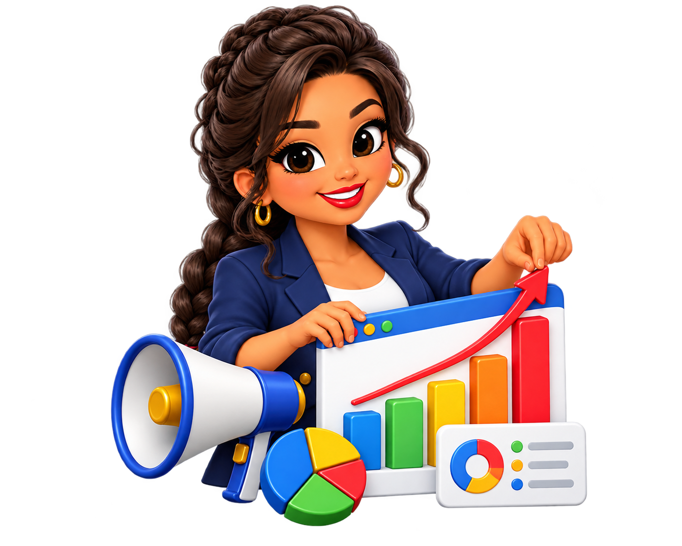 Annie illustrating Advertising