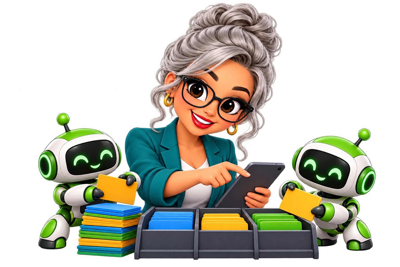 Annie illustrating AI Automation
