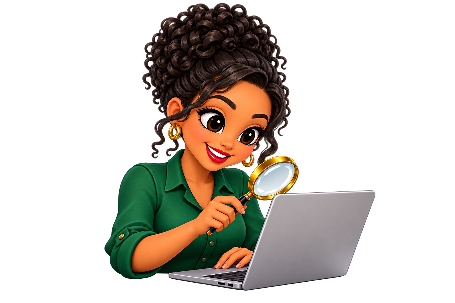 Annie illustrating Check your website