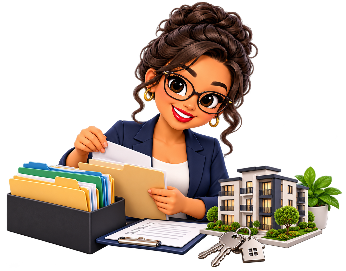 Annie illustrating Property Management Assistant