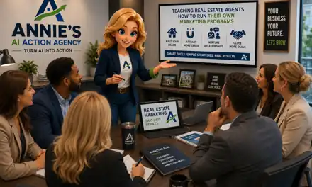 Annie's AI Action Agency property management marketing banner