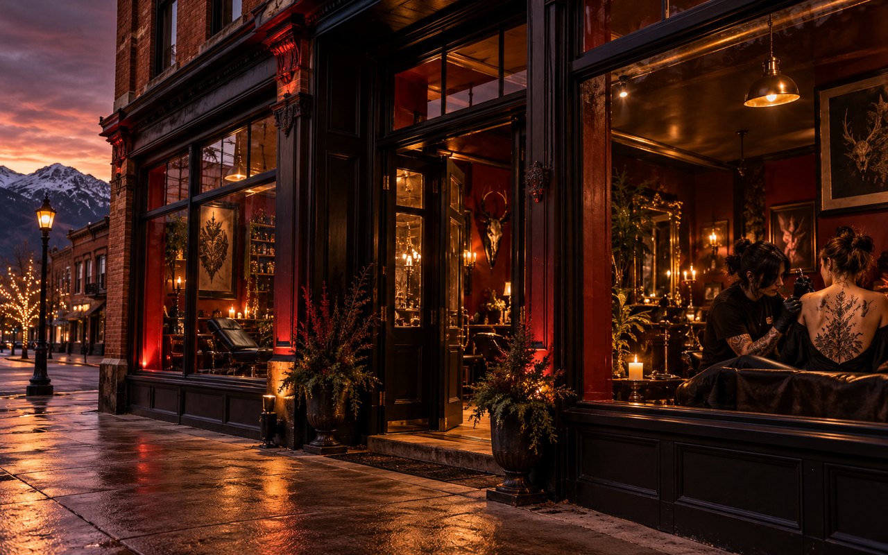 The shop storefront